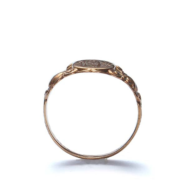 10K gold signet #VR0514-01 Default Title