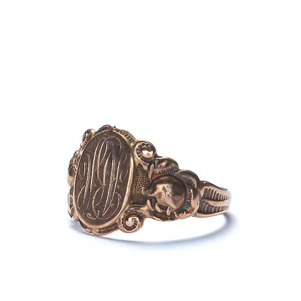 10K gold signet #VR0514-01 Default Title