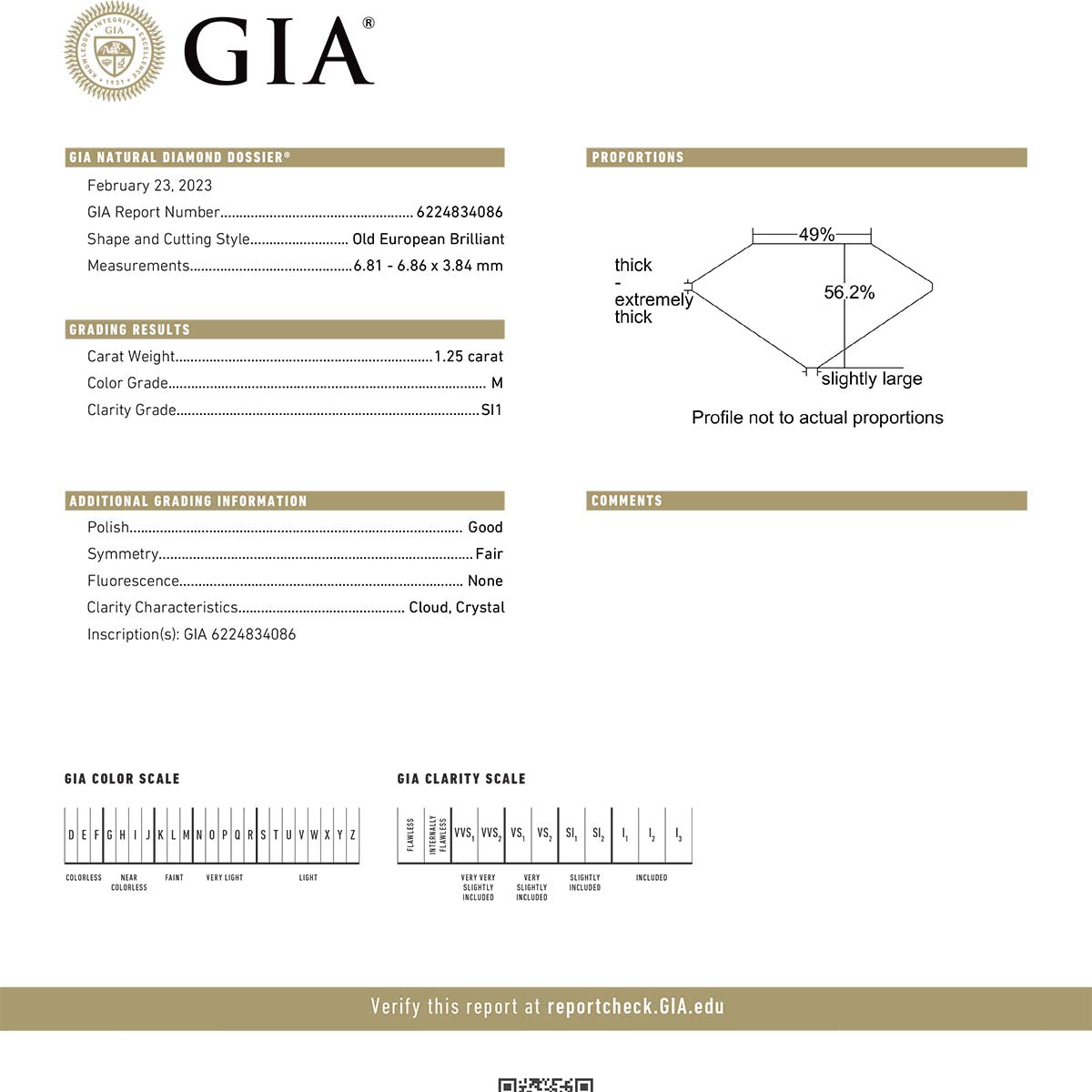 The Lily Engagment Ring With An Old European Cut Diamond #3319-8