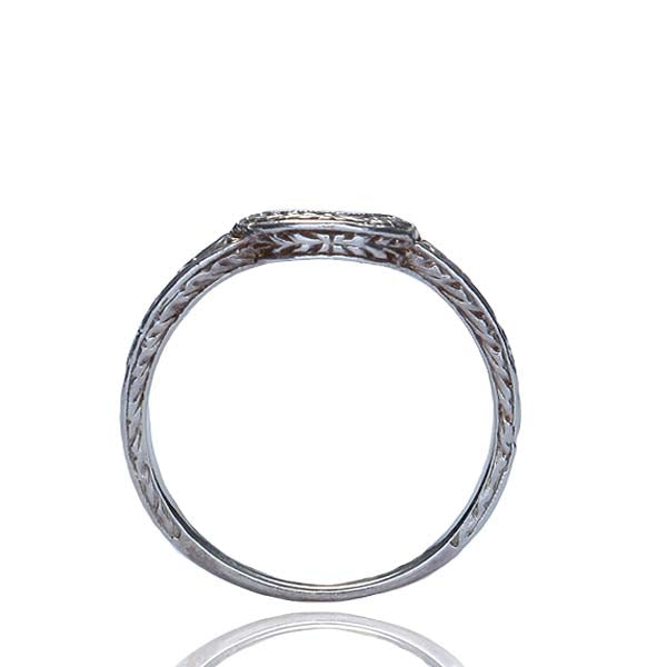 14k Contoured Diamond Wedding Band #L2666WB 14K - Wedding Bands