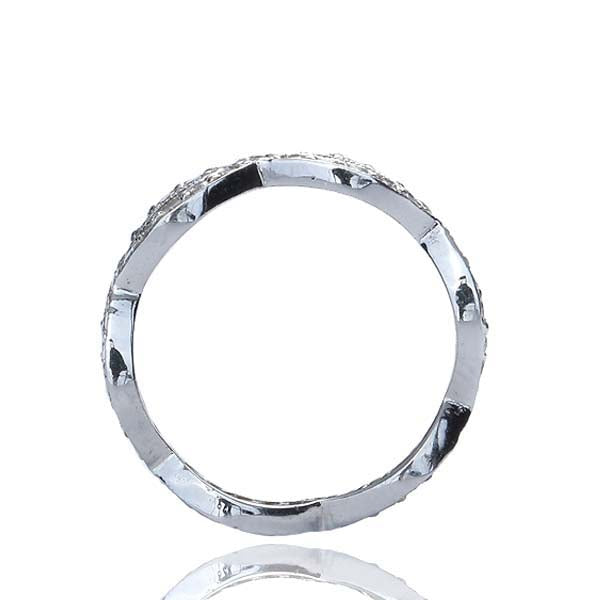 14k Diamond Infiniti Wedding Band #L1318 14K - Wedding Bands