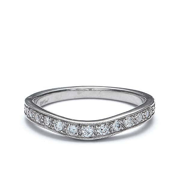 14k Diamond Wedding Band #L1908WB 14K - Leigh Jay & Co.