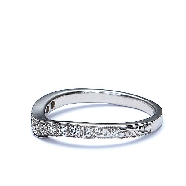 14k Diamond Wedding Band #L3003PT-1 - Wedding Bands
