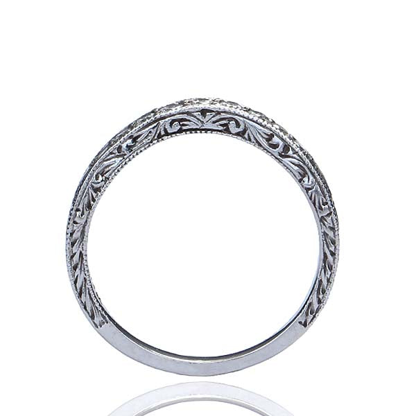 14k Diamond Wedding Band #L3003PT-1 - Wedding Bands