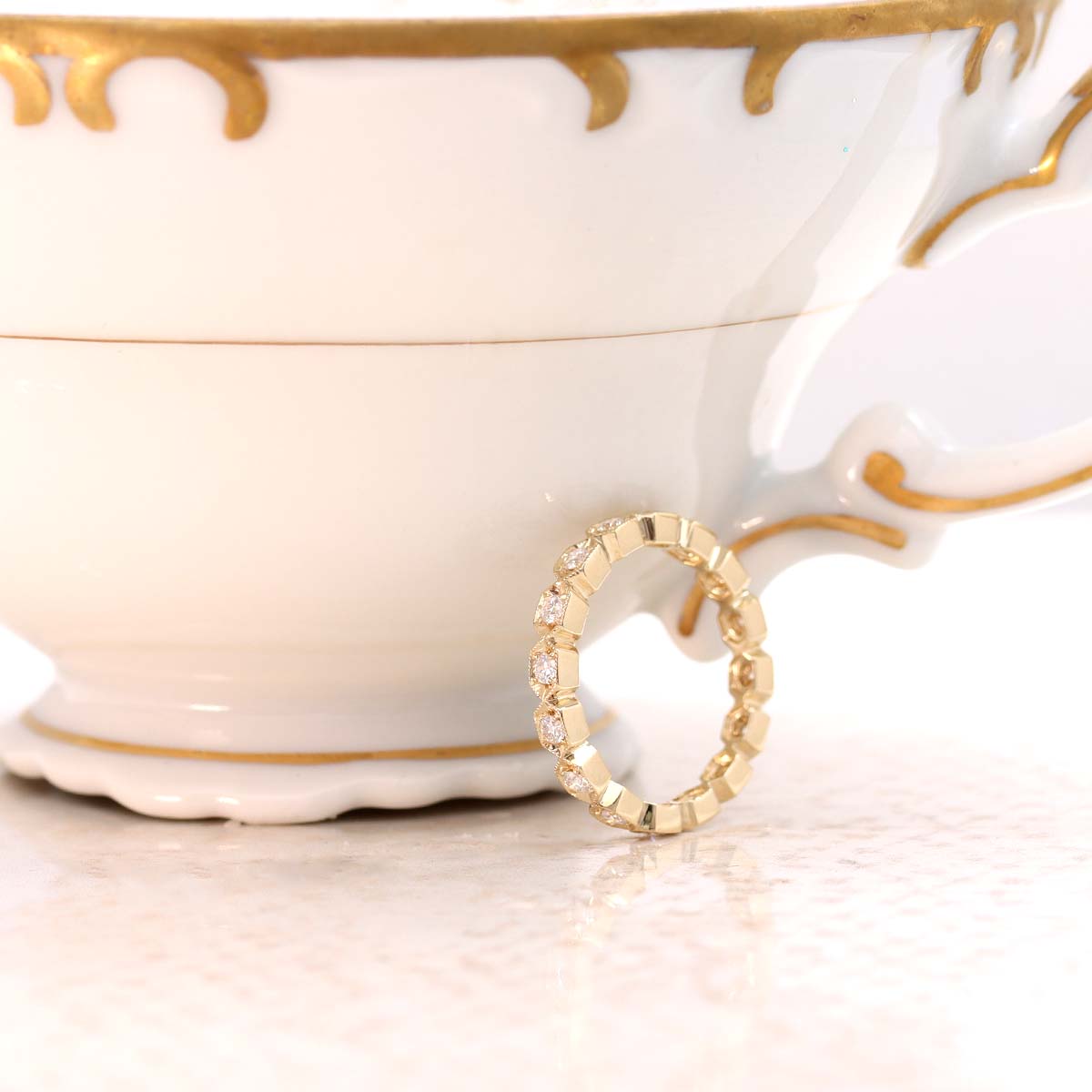 14k Diamond Wedding Band #L3259WB - Wedding Bands