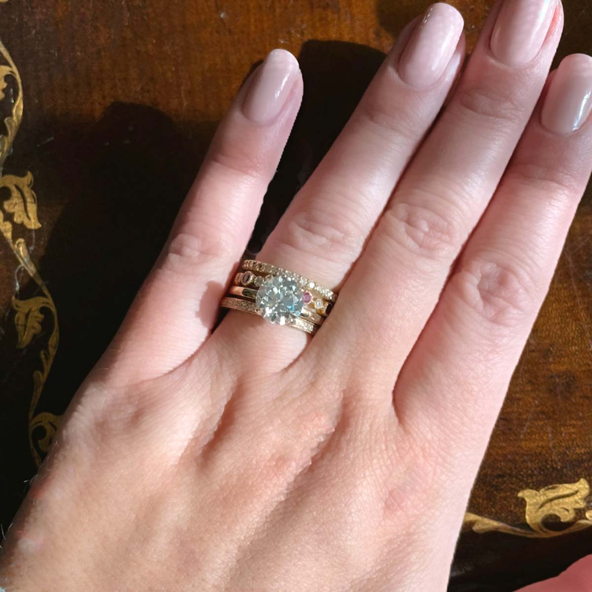 18k Diamond Wedding Band #L1094WB 18K Default Title