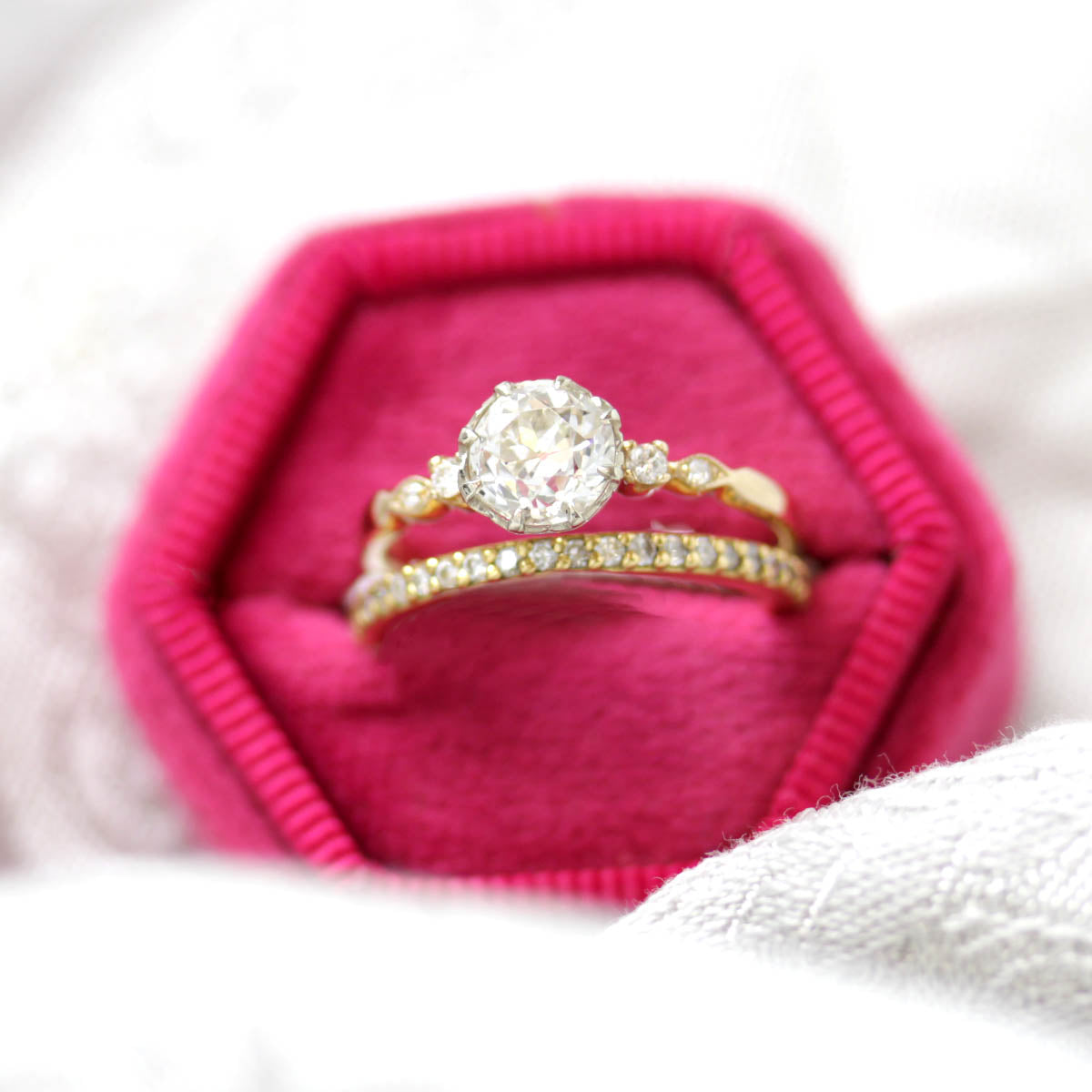 18k Diamond Wedding Band #L1094WB 18K - Wedding Bands