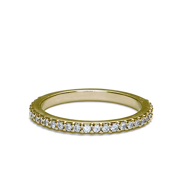 18k Diamond Wedding Band #L1094WB 18K - Leigh Jay & Co.