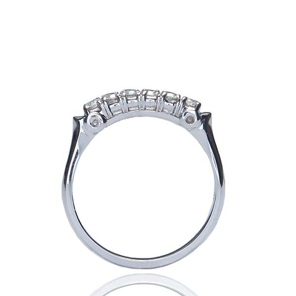 18k Diamond Wedding Band #L1277 18K Default Title