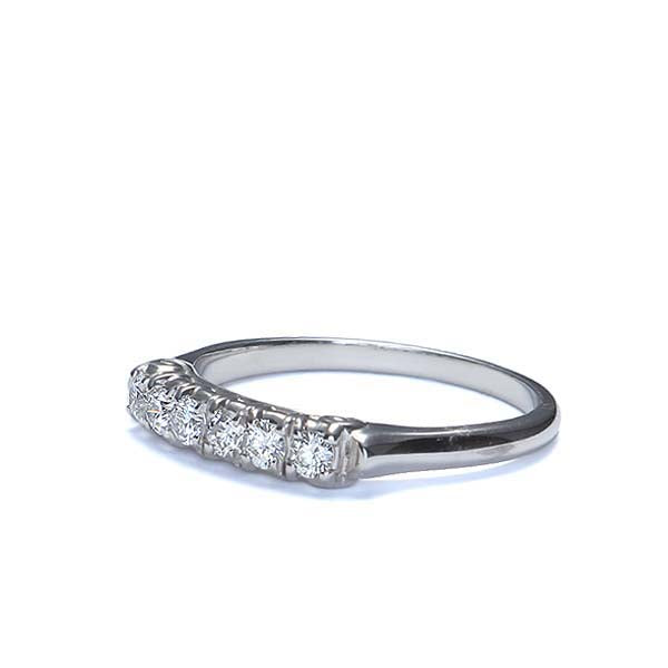 18k Diamond Wedding Band #L1277 18K - Leigh Jay & Co.