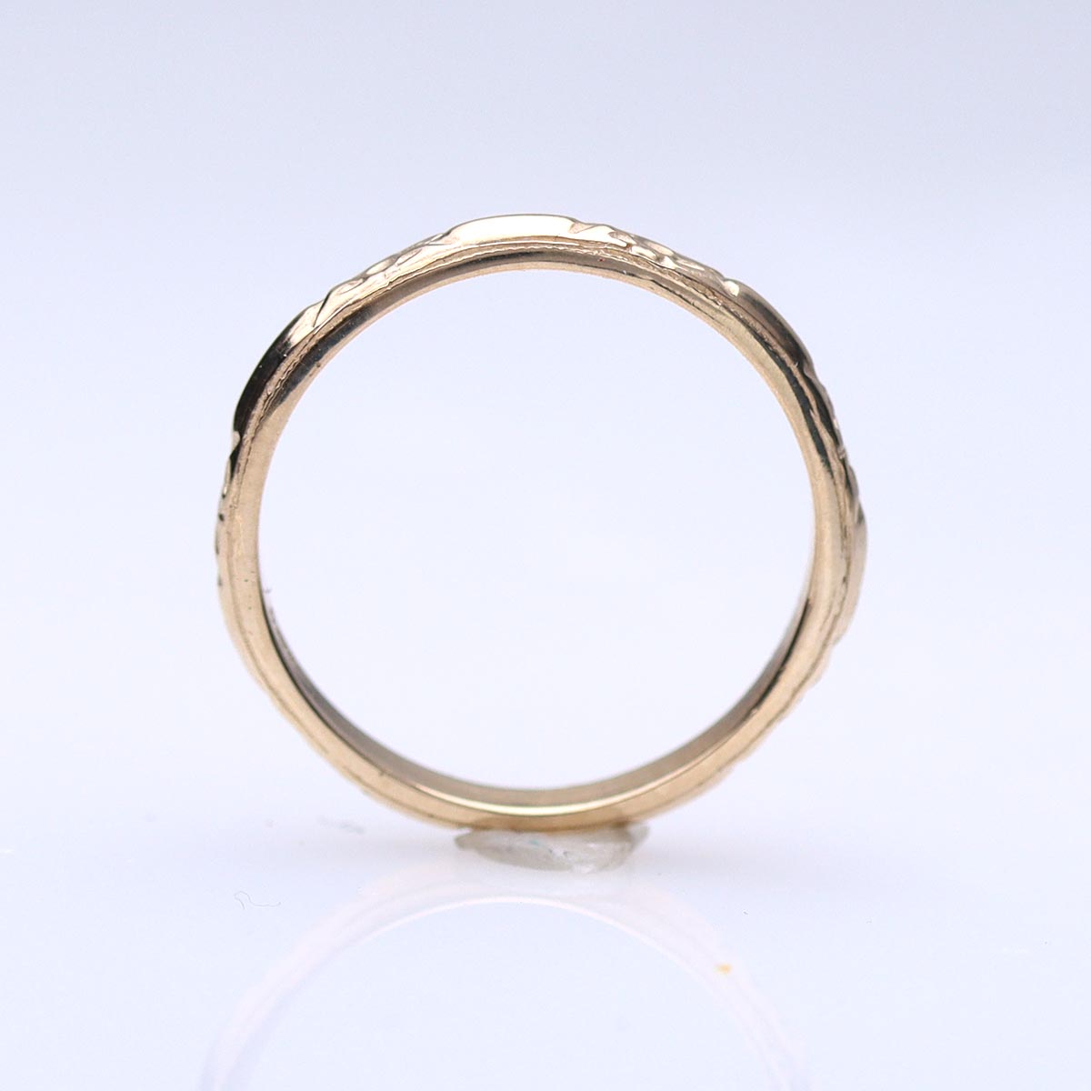 1930s Reproduction Orange Blossom Wedding Band #L1096Y14 - Wedding Bands