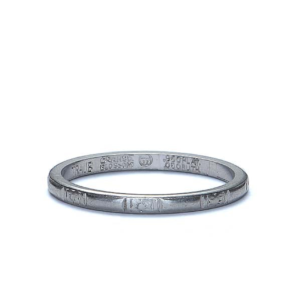 1930s Traub Jewelers Orange Blossom Wedding Band #VR161030-04 - Wedding Bands