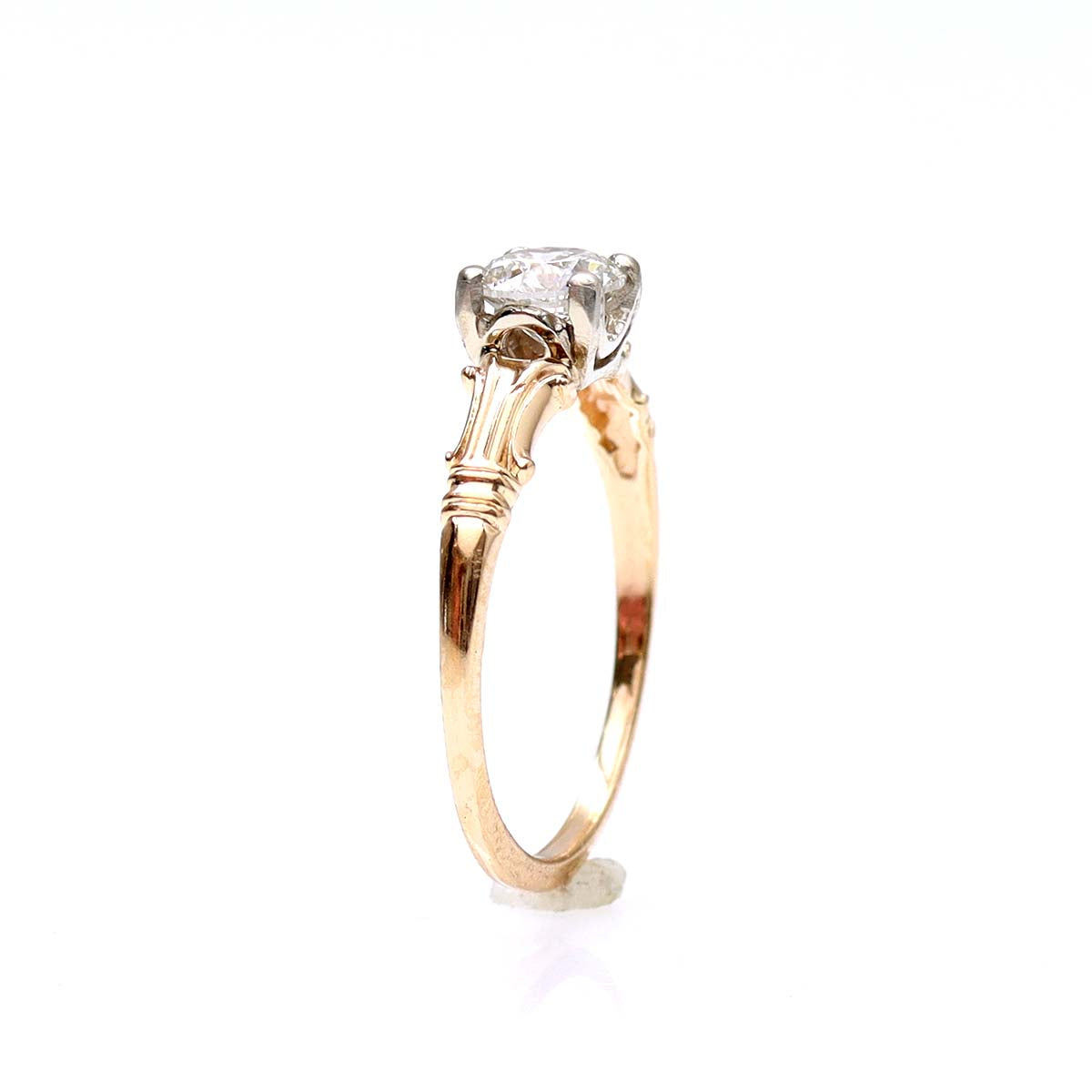 Replica Art Déco Engagement Ring #2591-8