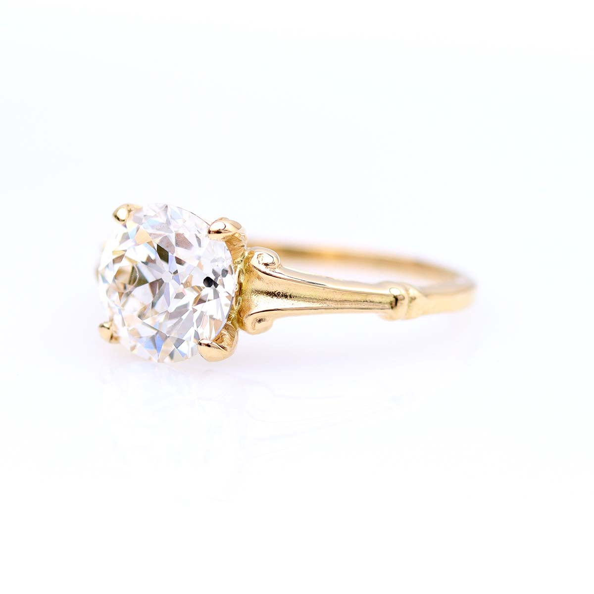 1930s Reproduction Engagement Ring #3139Y18-4