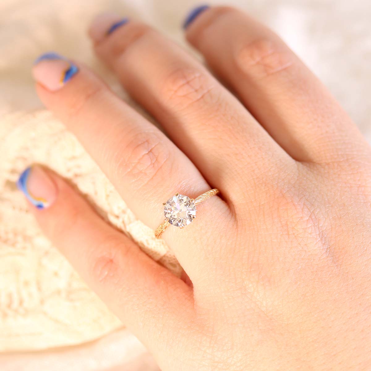 Replica Edwardian Diamond Engagement ring #3206-31