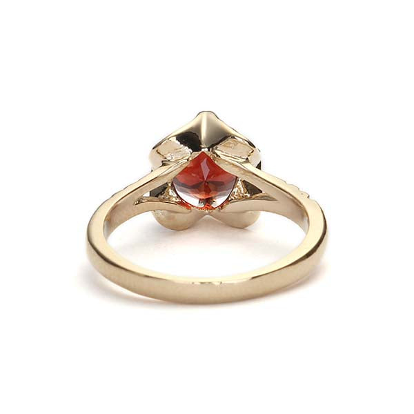 Replica Mid-Century Ring set with a Rhodolite Garnet #3239-04