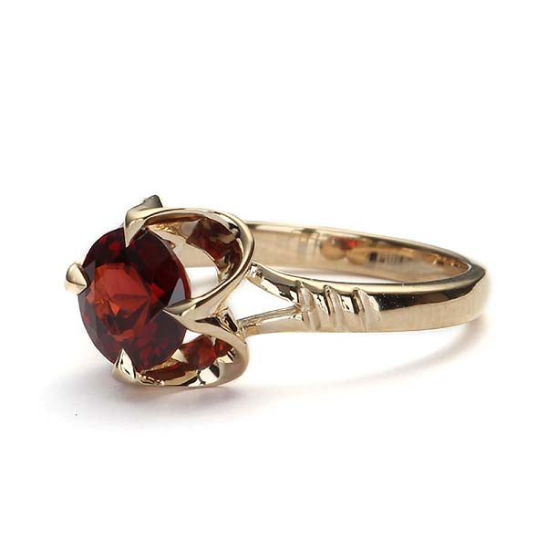 Replica Mid-Century Ring set with a Rhodolite Garnet #3239-04