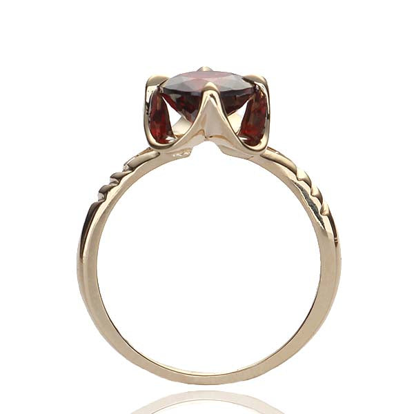 Replica Mid-Century Ring set with a Rhodolite Garnet #3239-04