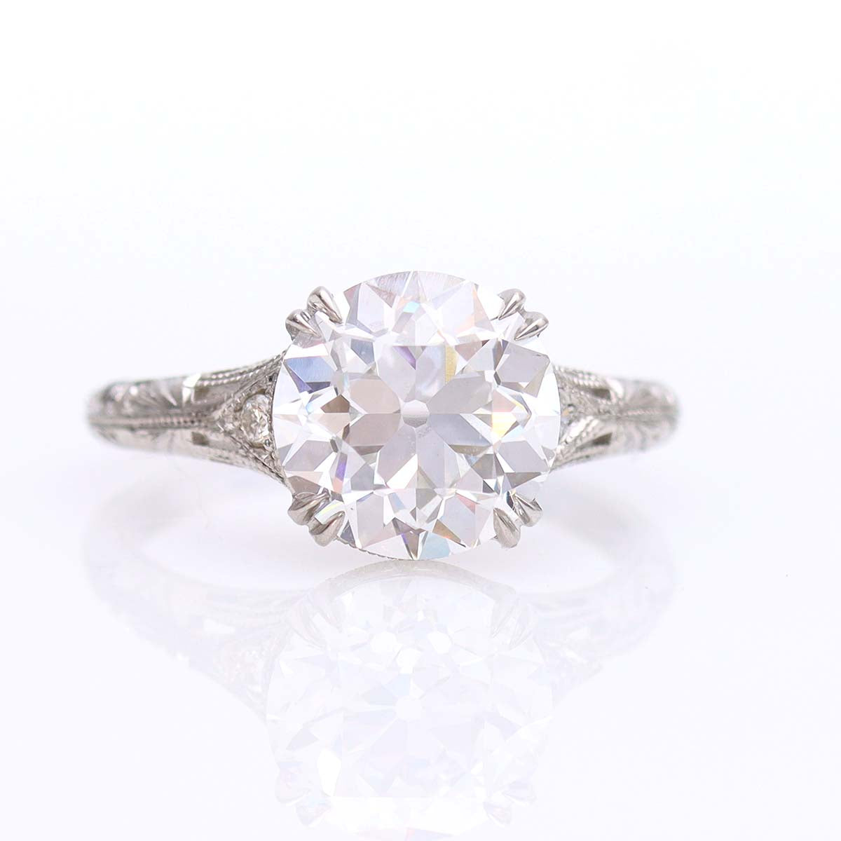 The Melayna Edwardian Inspired Engagement Ring 3257-1