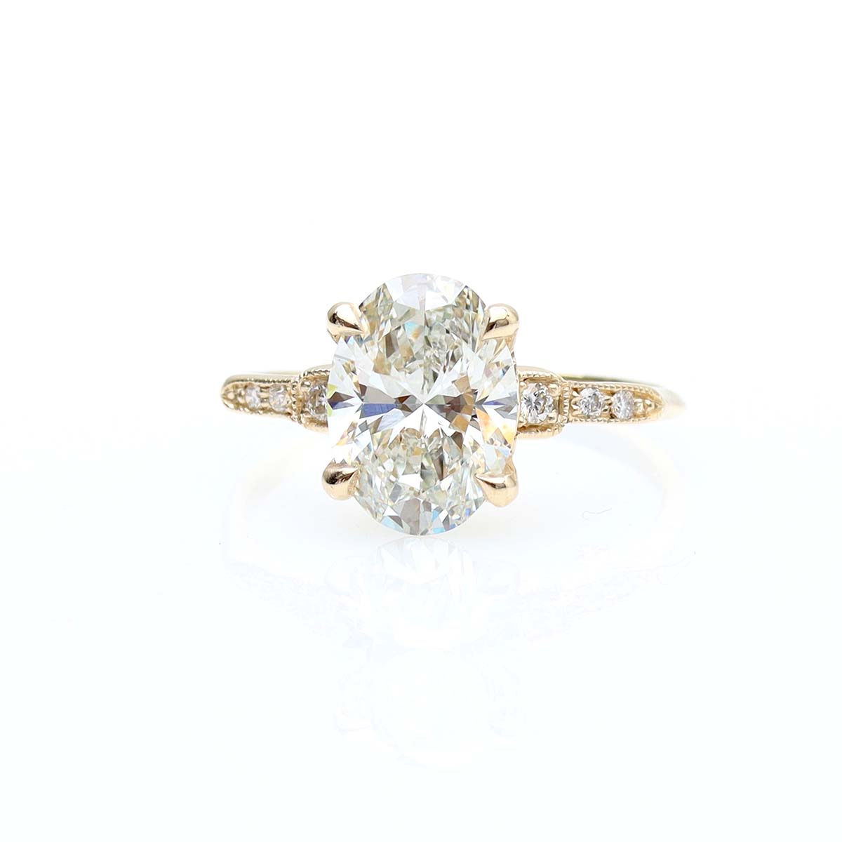 The Esther Replica Art Deco engagement ring  #3297OV-5