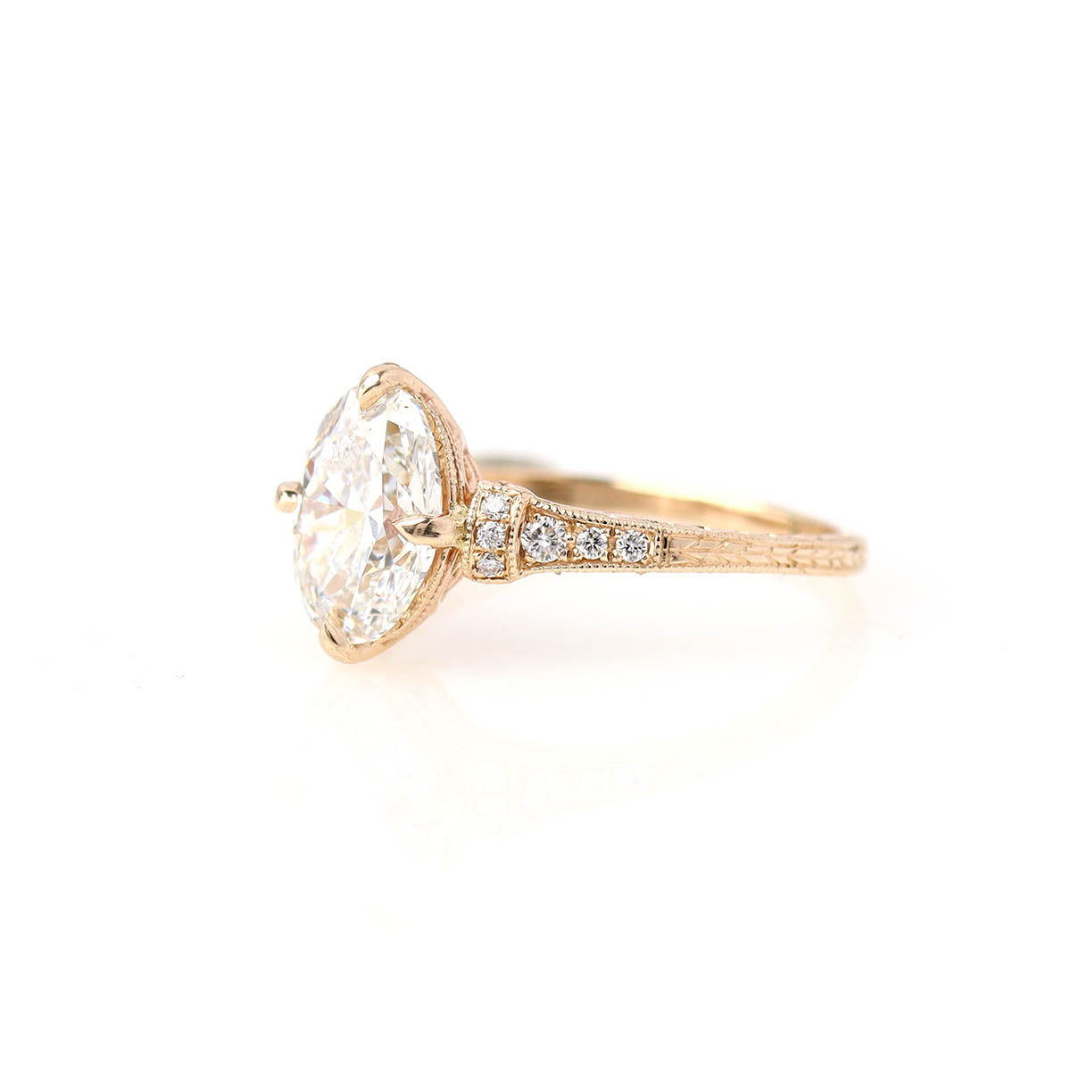 The Lily Engagement Ring #3319OV-17