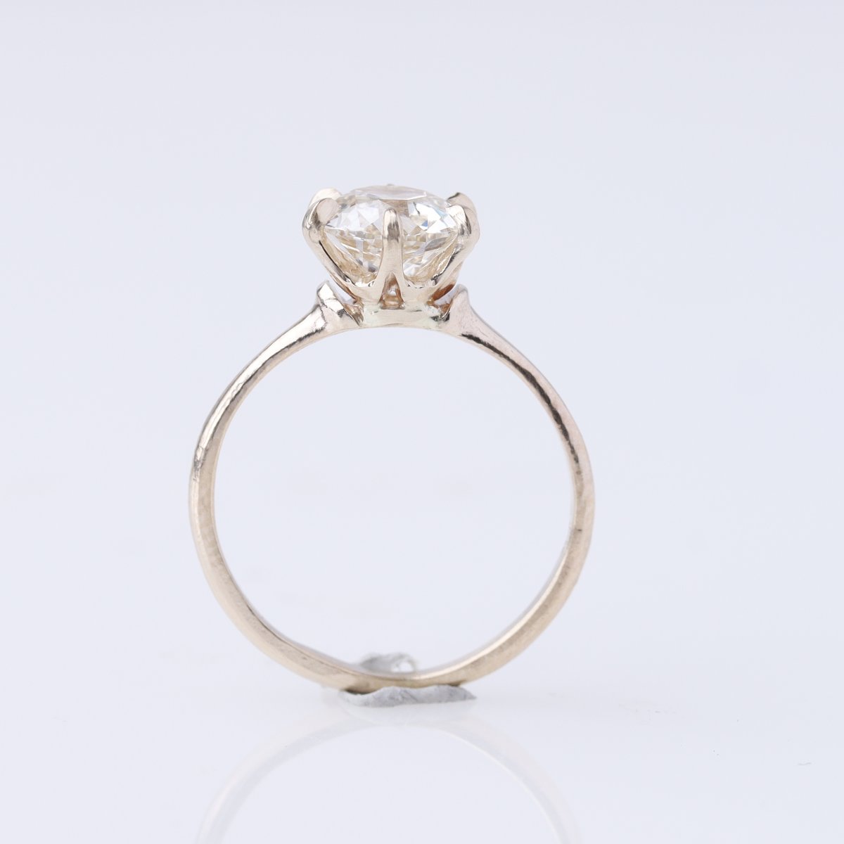 Replica Edwardian Engagement Ring with 1.68 Carat Old European Cut Diamond#3368-1