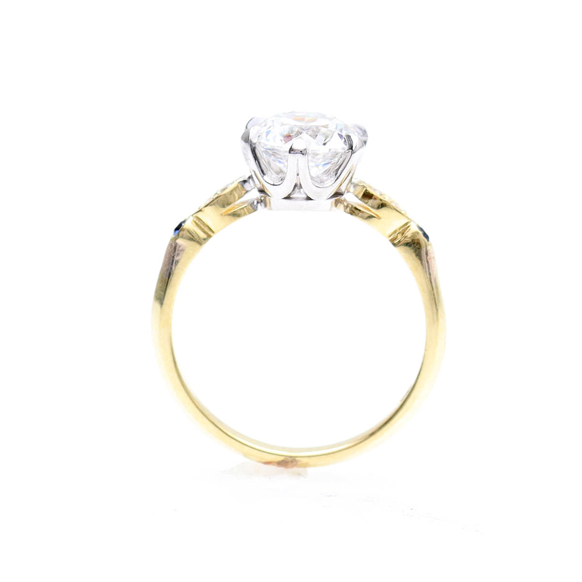 The Christine Edwardian Style Engagement Ring #3675-1