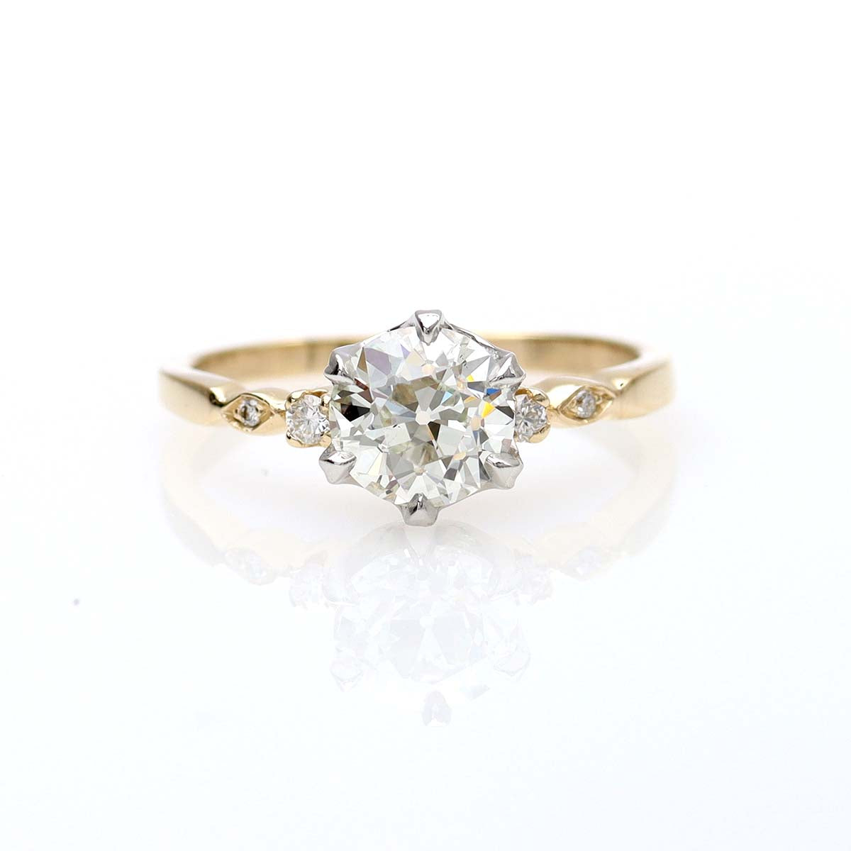 The Cordelia Replica Art Deco Engagement Ring #3510-6 Default Title