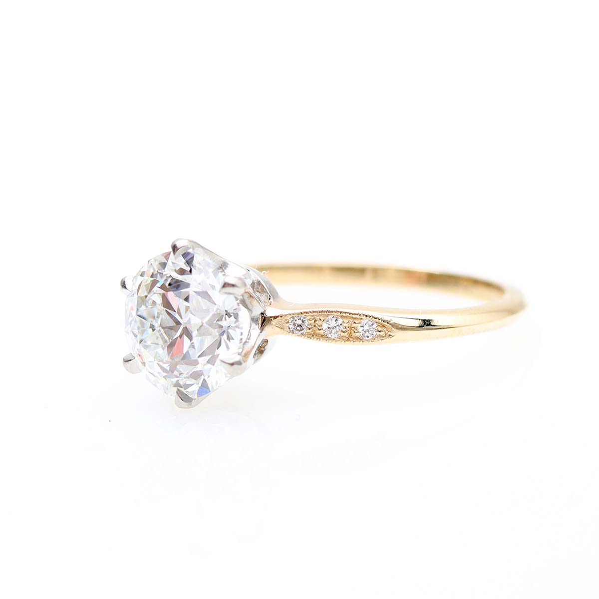 Edwardian Revival Engagement Ring #3604-4