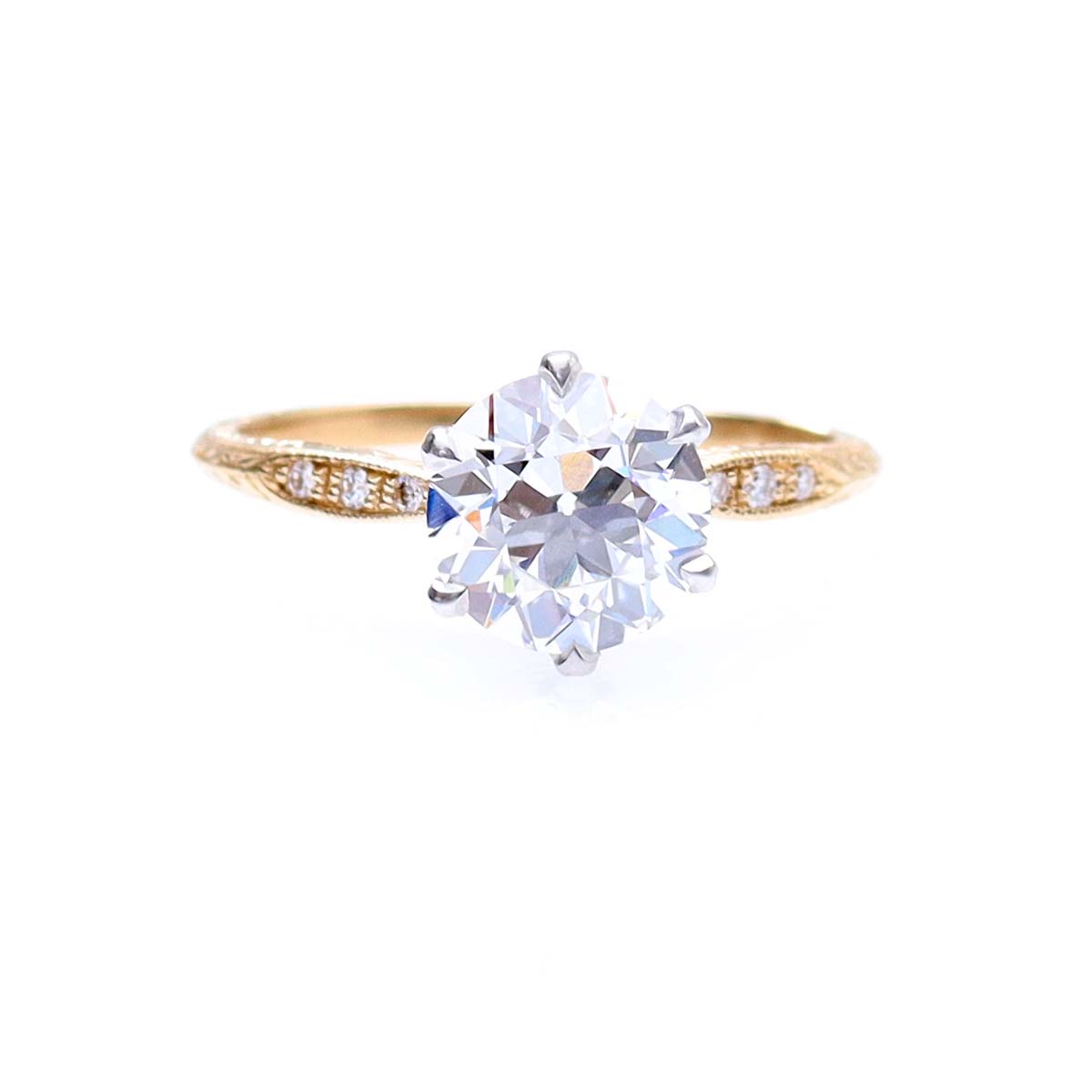 Edwardian Revival Engagement Ring #L3604HE