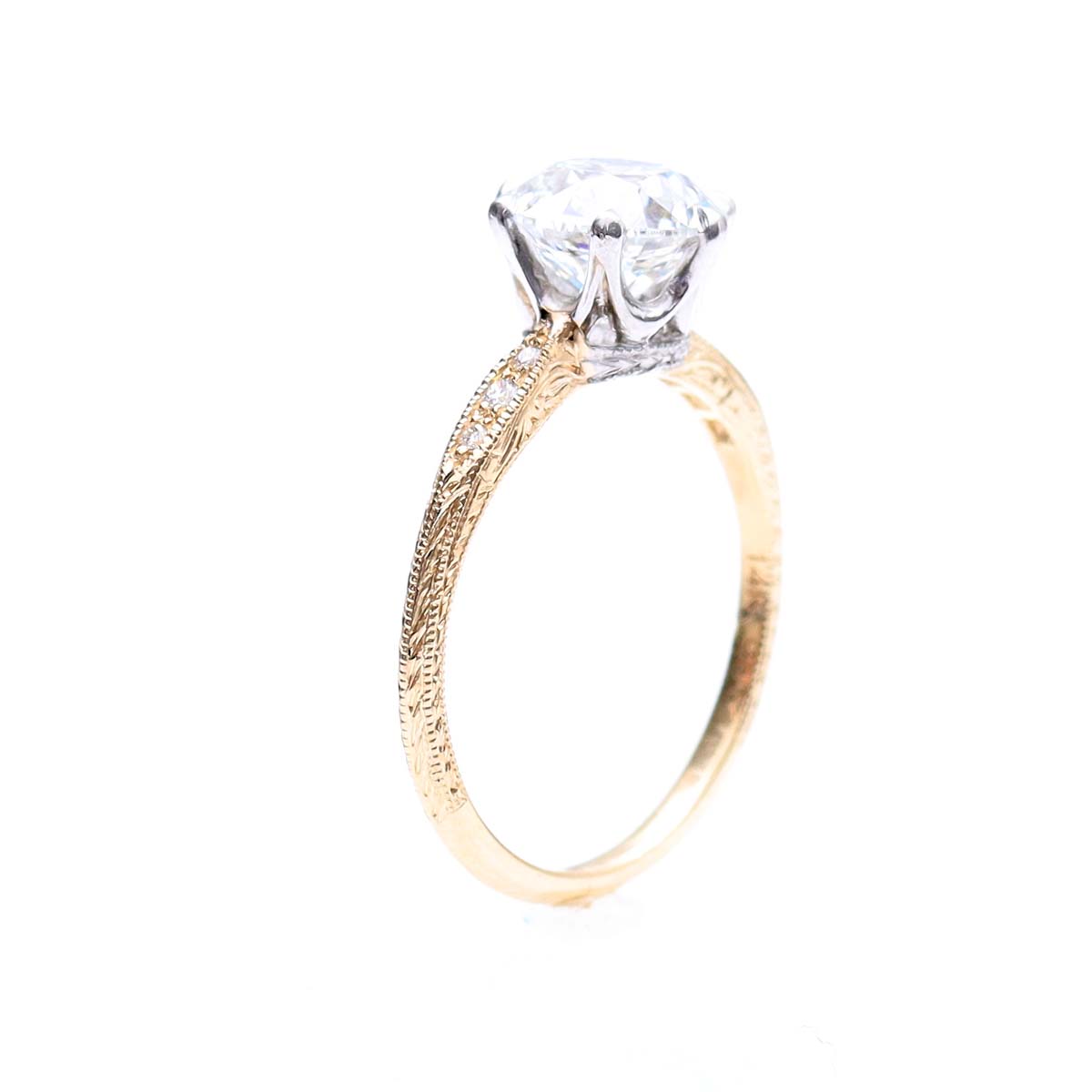 Edwardian Revival Engagement Ring #L3604HE