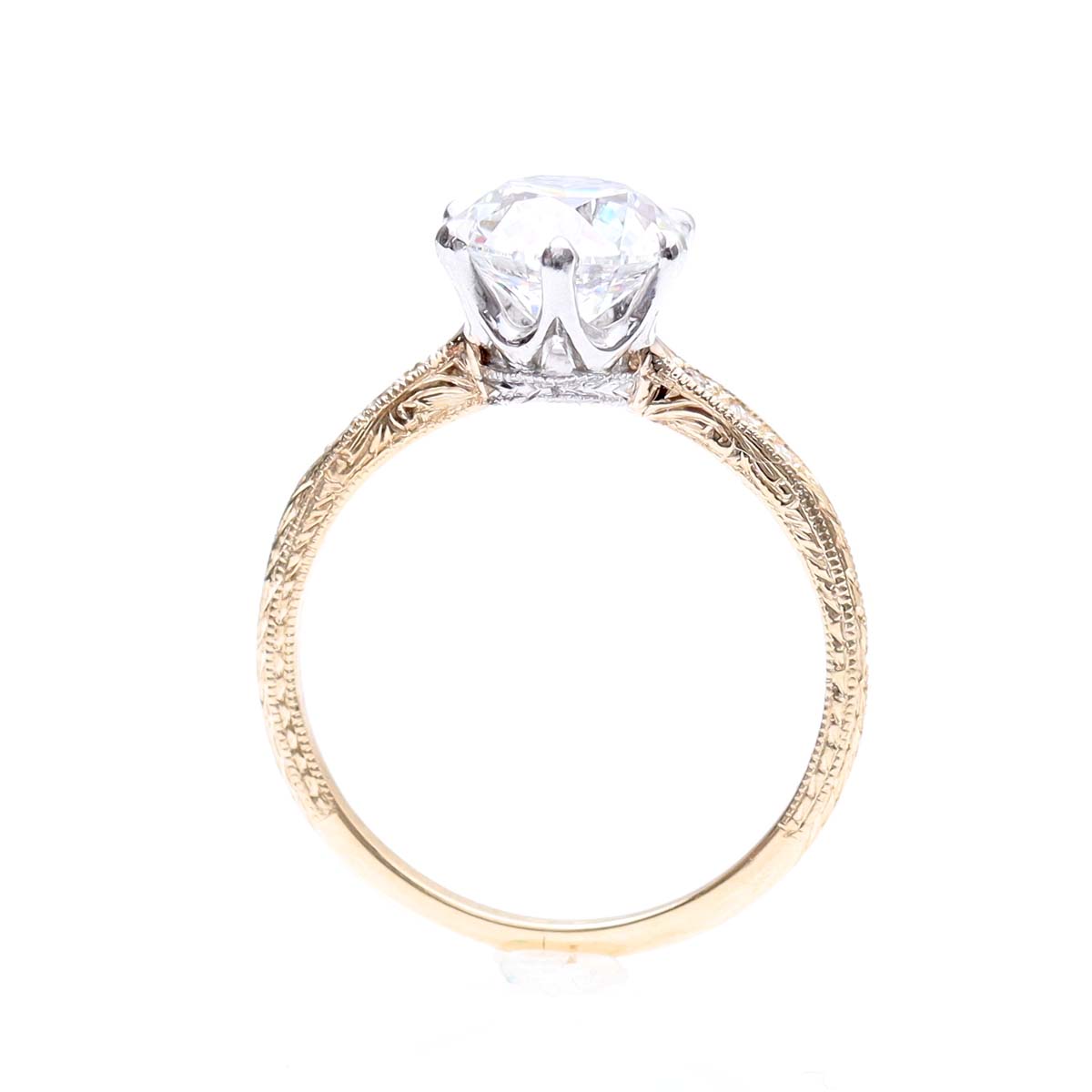 Edwardian Revival Engagement Ring #L3604HE