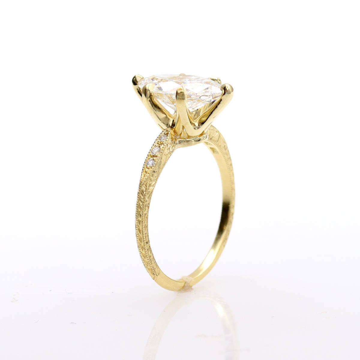 Edwardian Revival Engagement Ring #3604MQHE-6