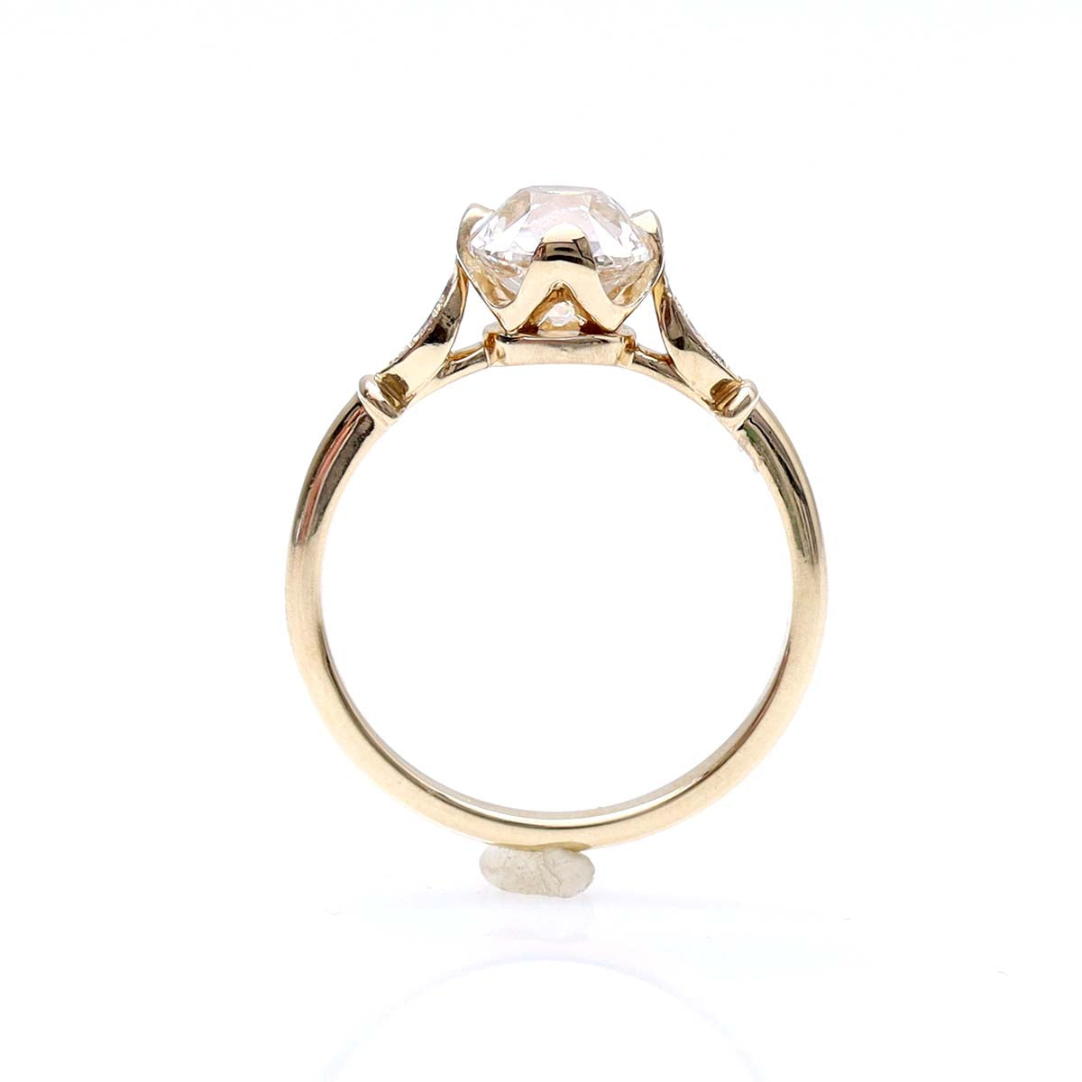The Zoë Edwardian Inspired Old MineCut Engagement Ring #3606-5