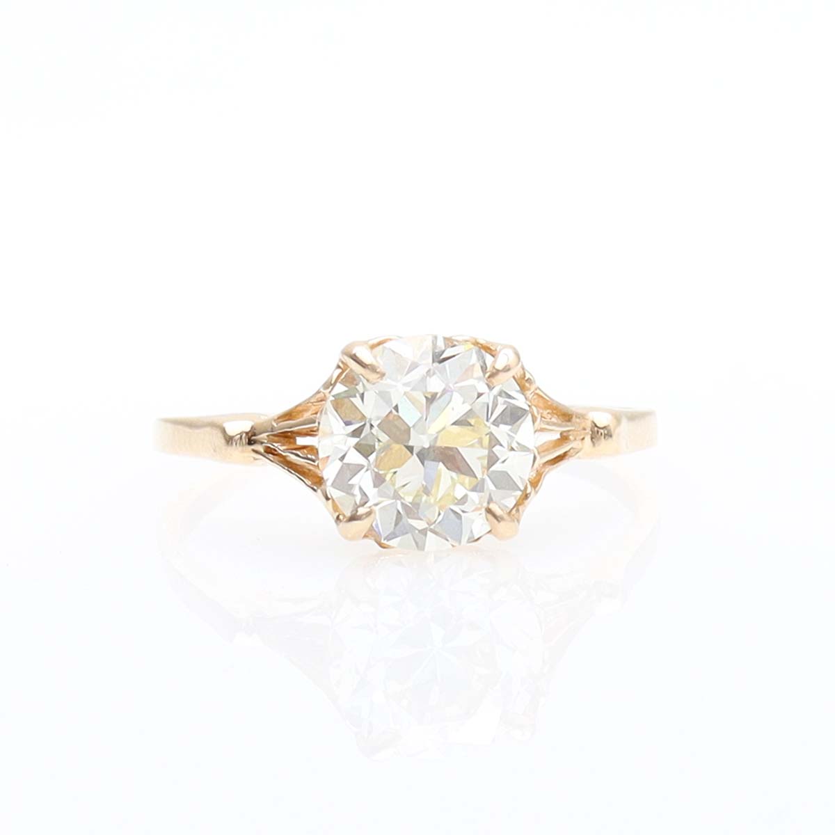 The Jane Retro Engagement Ring #3652-2