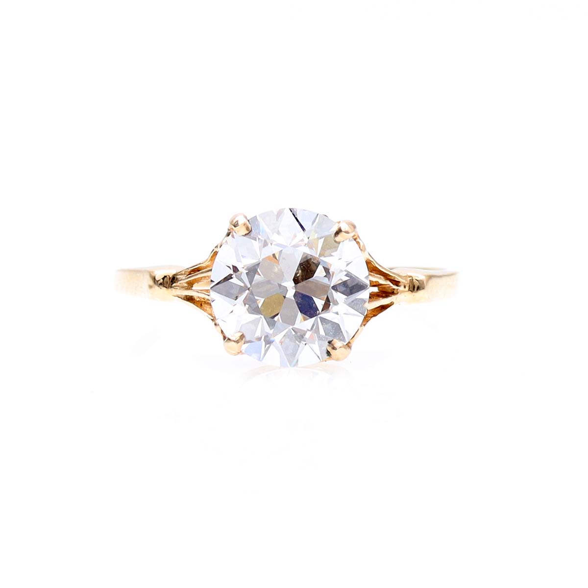 The Jane Retro Engagement Ring #3652-3