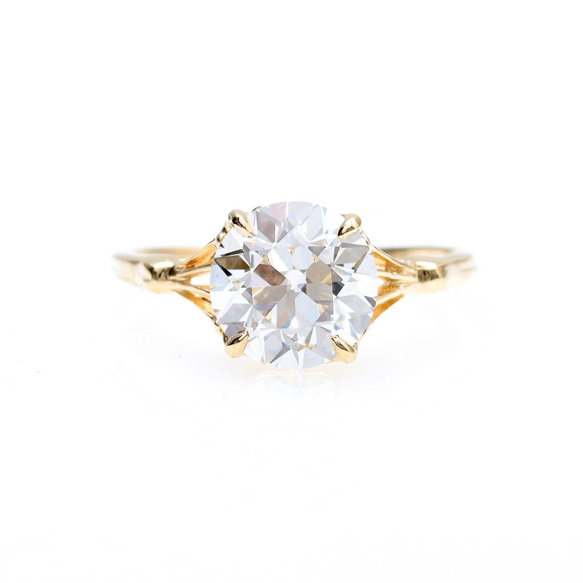 The Jane Retro Engagement Ring #3652-4