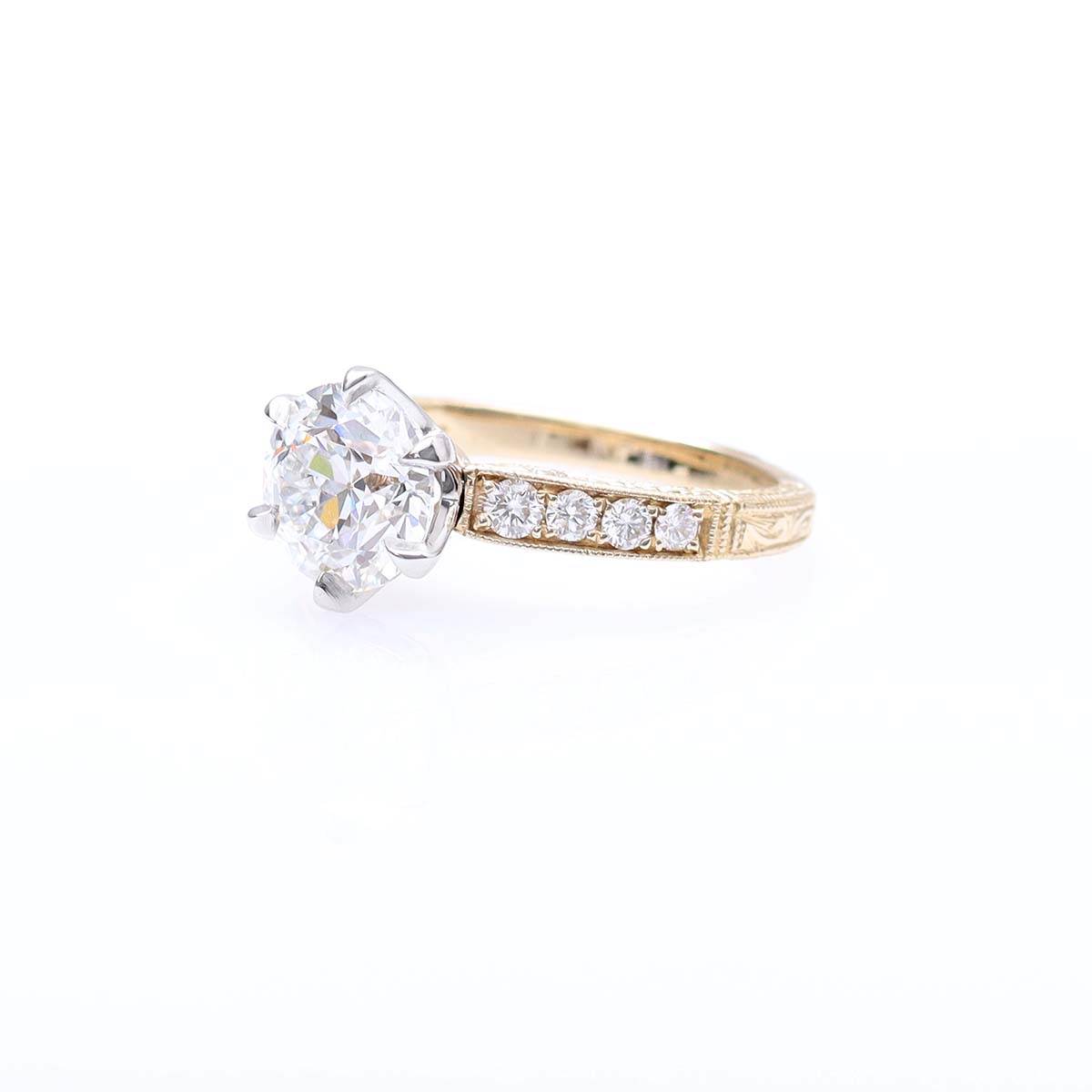The Phoebe Edwardian-style Engagement Ring #3661HE-1