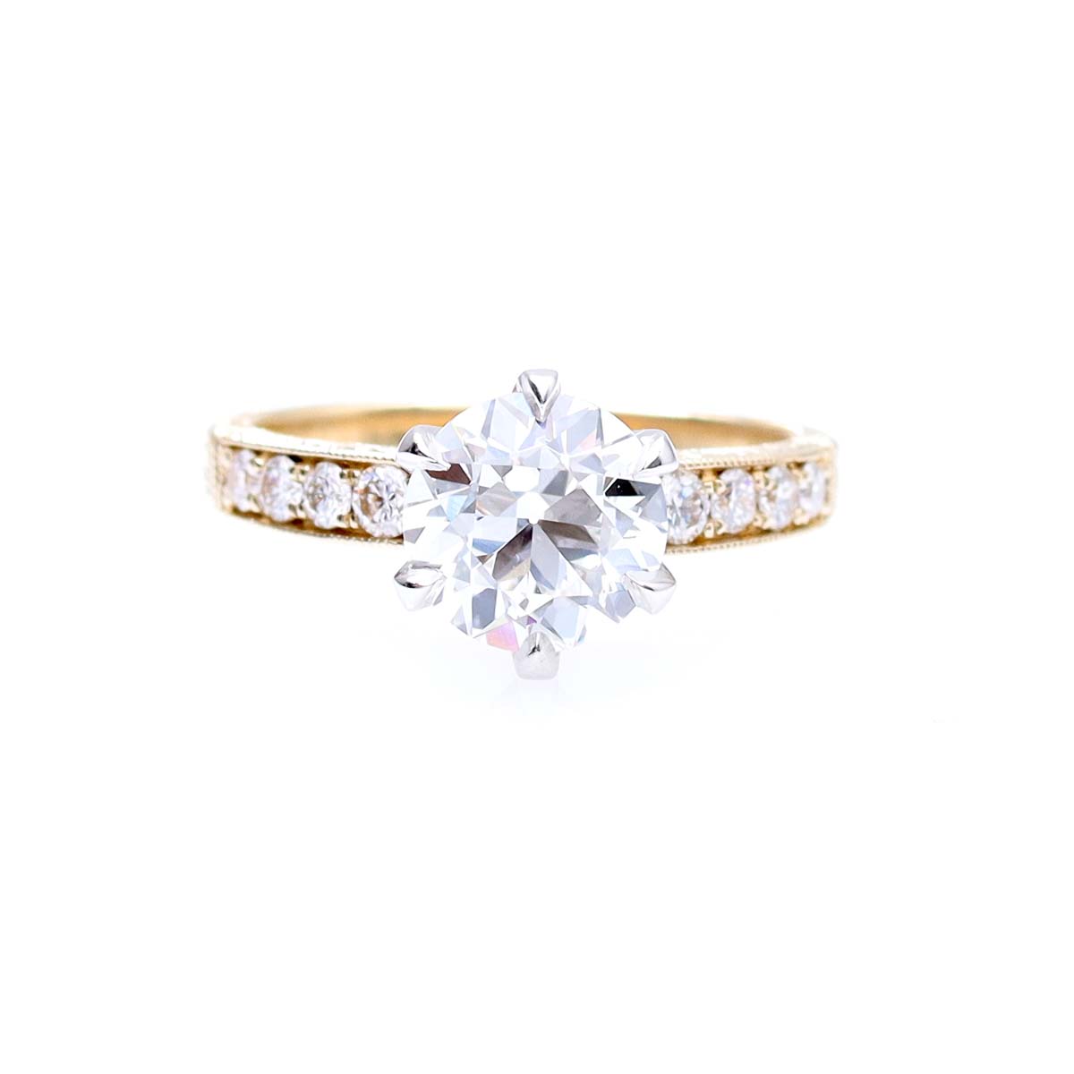 The Phoebe Edwardian-style Engagement Ring #3661HE-1