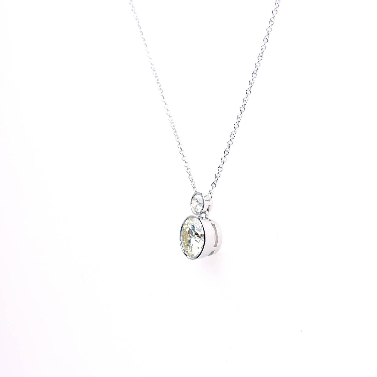 |Hillary Bezel Necklace