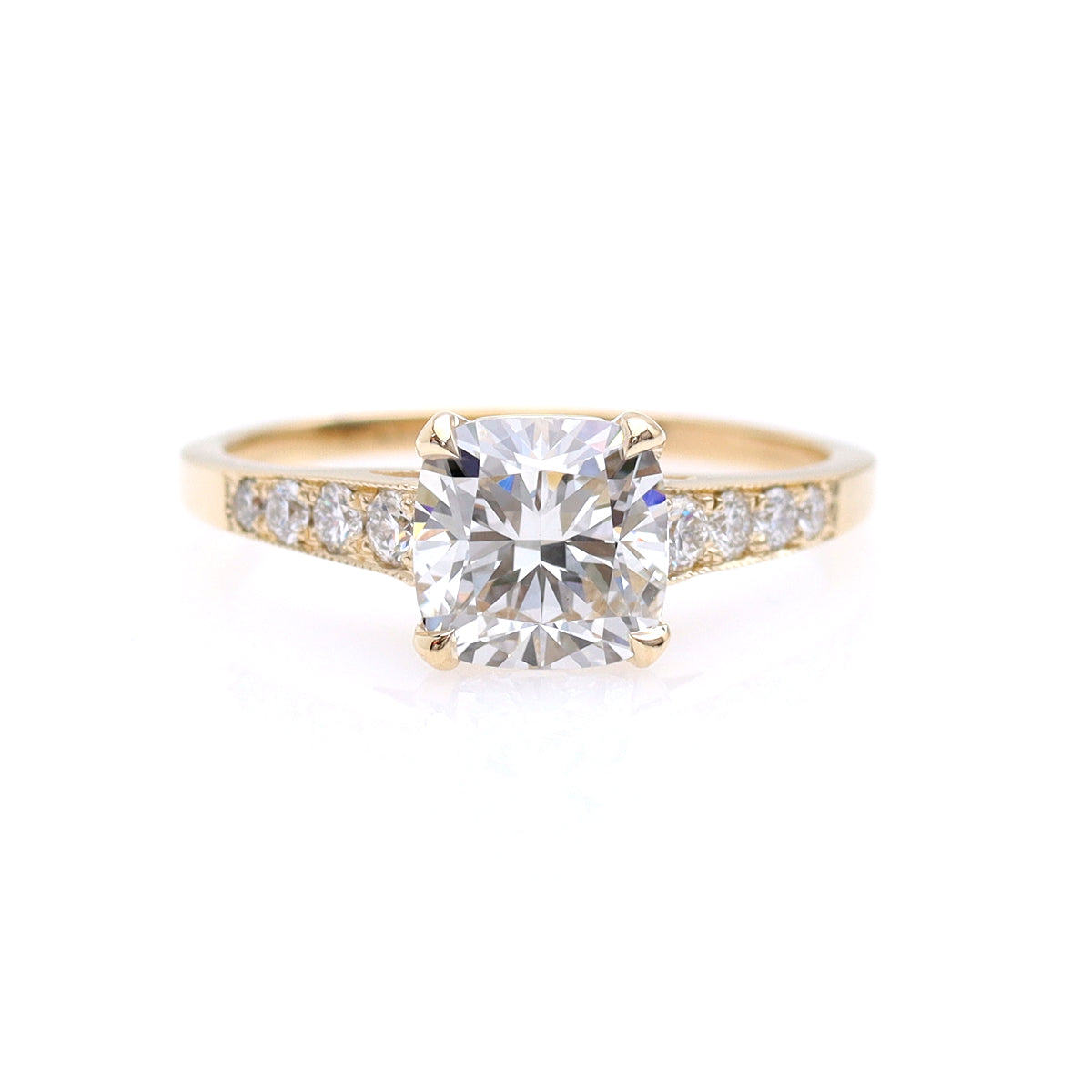 The Nicole Cushion Cut Diamond Engagement Ring #3311-3