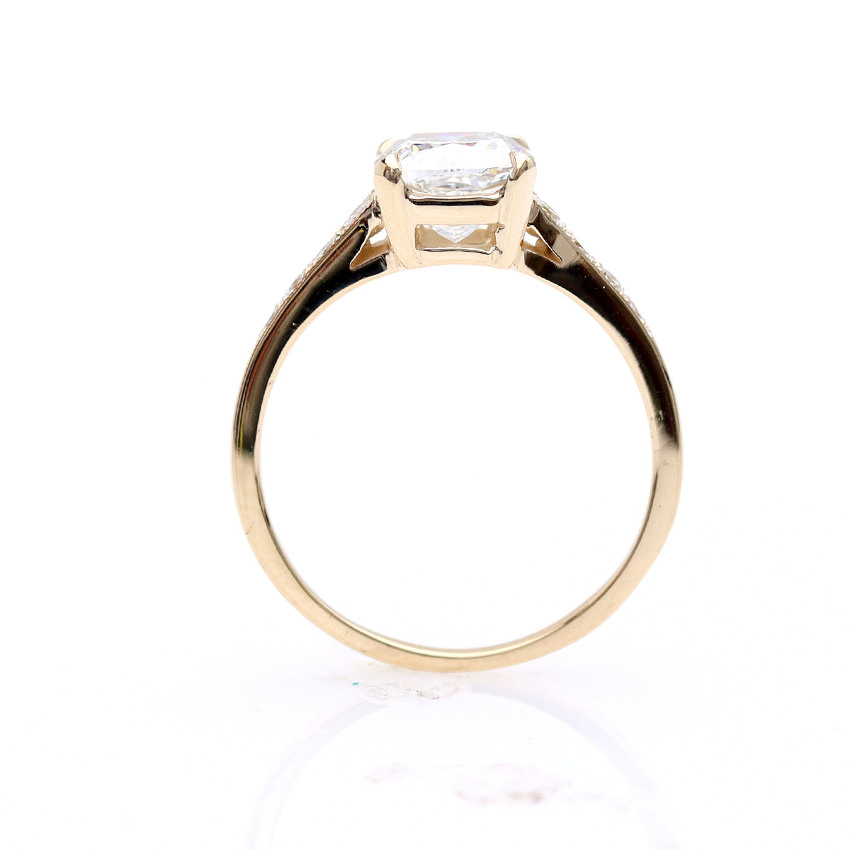 The Nicole Cushion Cut Diamond Engagement Ring #3311-3