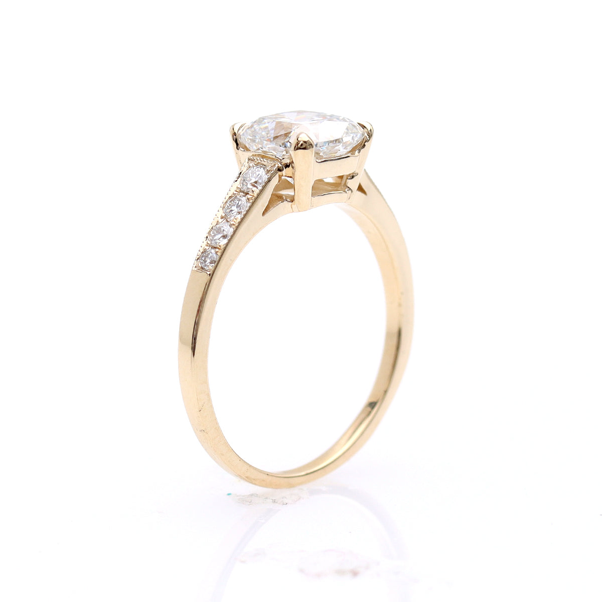 The Nicole Cushion Cut Diamond Engagement Ring #3311-3