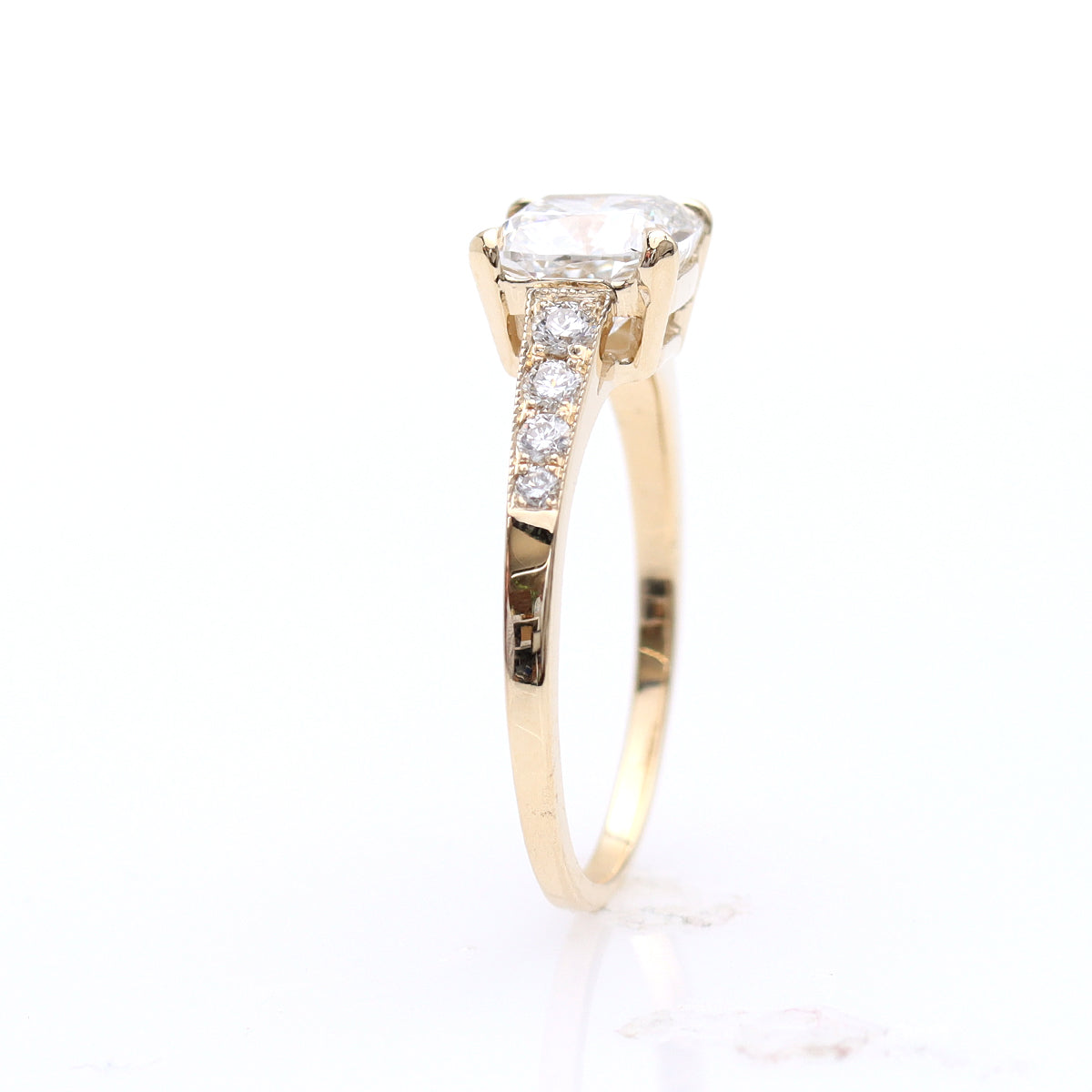 The Nicole Cushion Cut Diamond Engagement Ring #3311-3