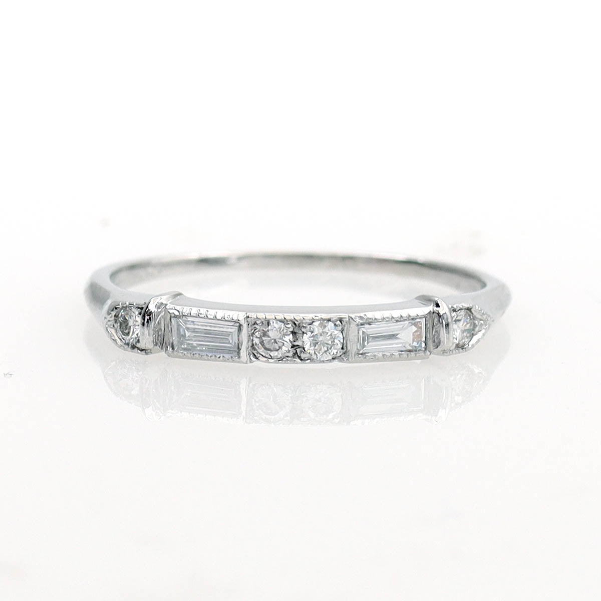 Replica Art Deco Wedding Band #L2615W14