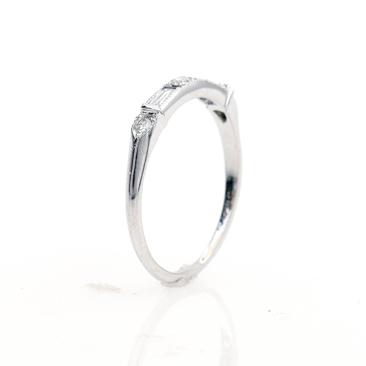 Replica Art Deco Wedding Band #L2615W14