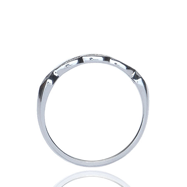 Replica Art Deco Diamond Wedding Band #L3197PWB