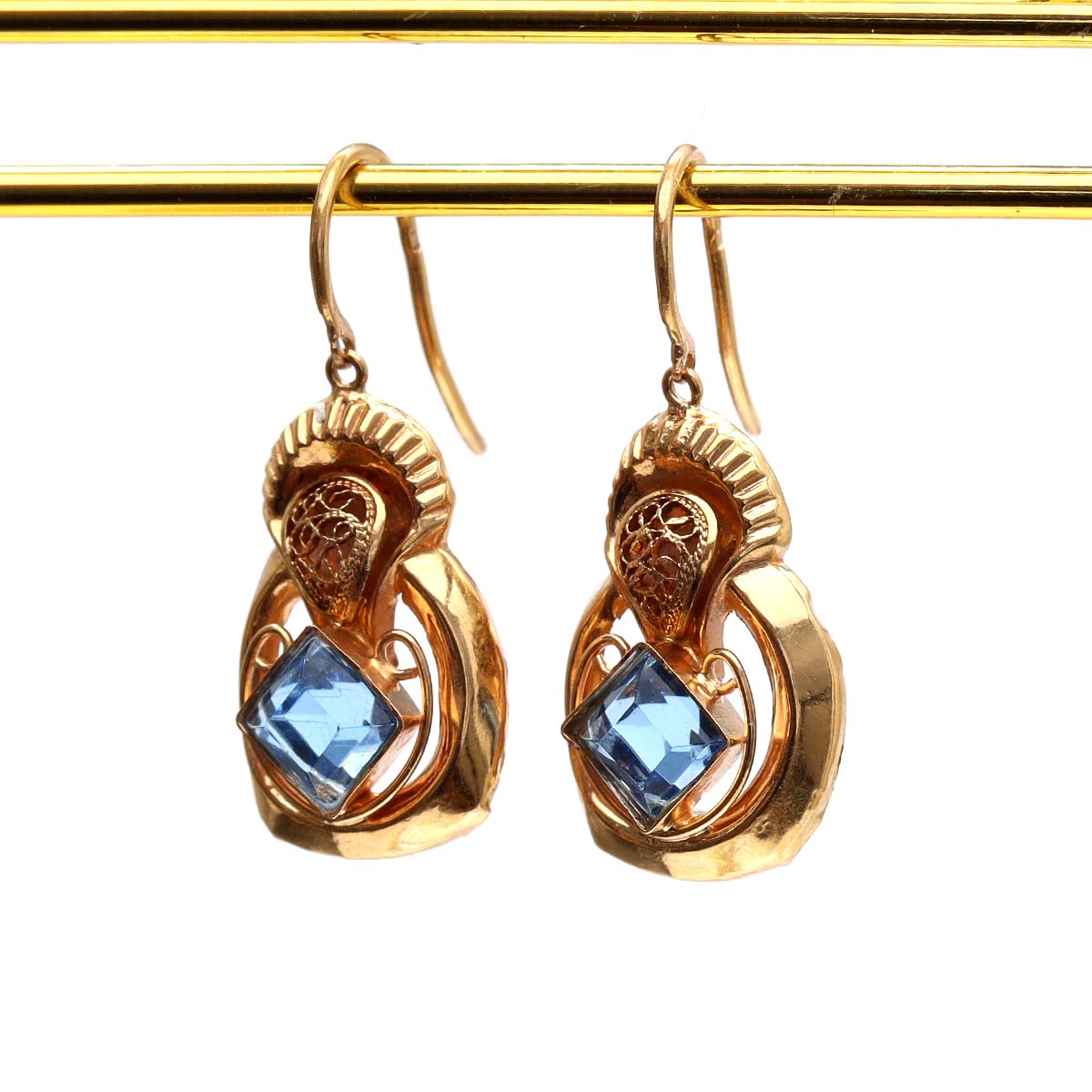Vintage 19k Gold Earrings #VE230515