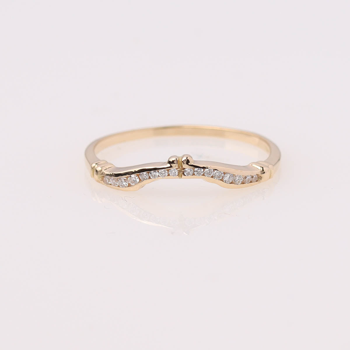 14k Diamond Wedding Band #L3139WBS18Y