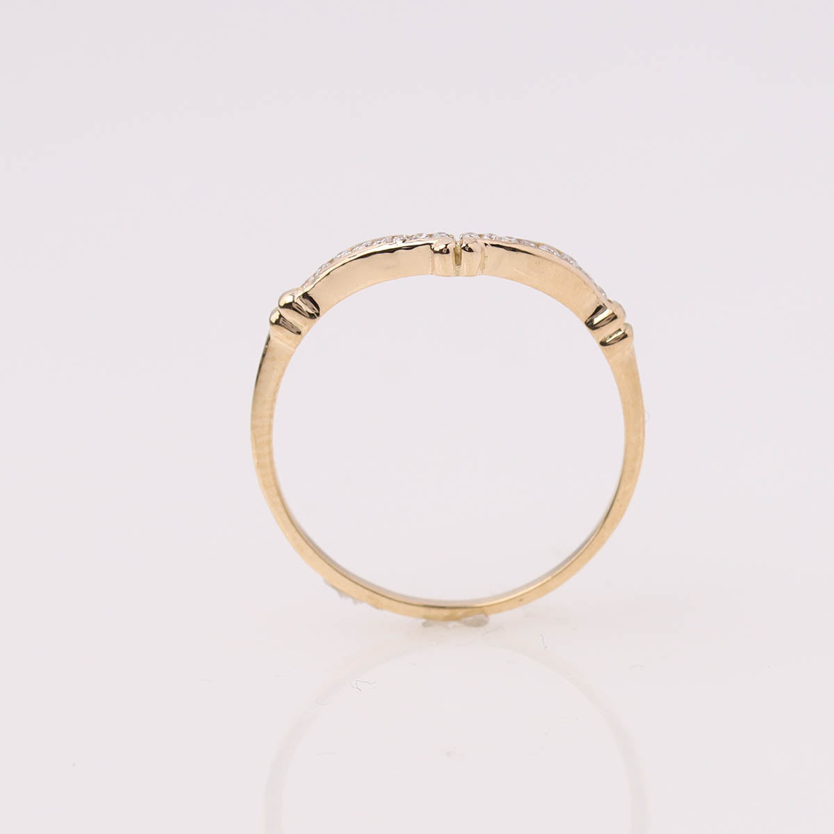 14k Diamond Wedding Band #L3139WBS18Y
